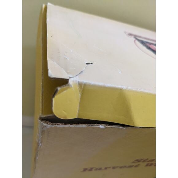 Stained Glass Lamp Light Harvest Welcome Scarecrow Autumn Fall Home Decor Vtg - Picture 3 of 9